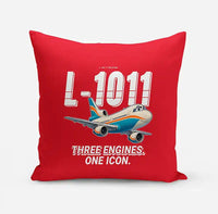 Thumbnail for L-1011 TriStar - Cartoon - Pillow - Red