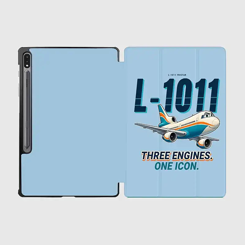 L-1011 TriStar - Cartoon - Samsung Tablet - Light Blue