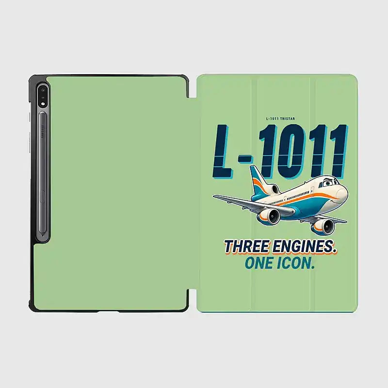 L-1011 TriStar - Cartoon - Samsung Tablet - Light Green