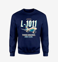 Thumbnail for L-1011 TriStar - Cartoon - Sweatshirt - Navy Blue