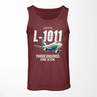 Thumbnail for L-1011 TriStar - Cartoon - Tank Top - Dark Red