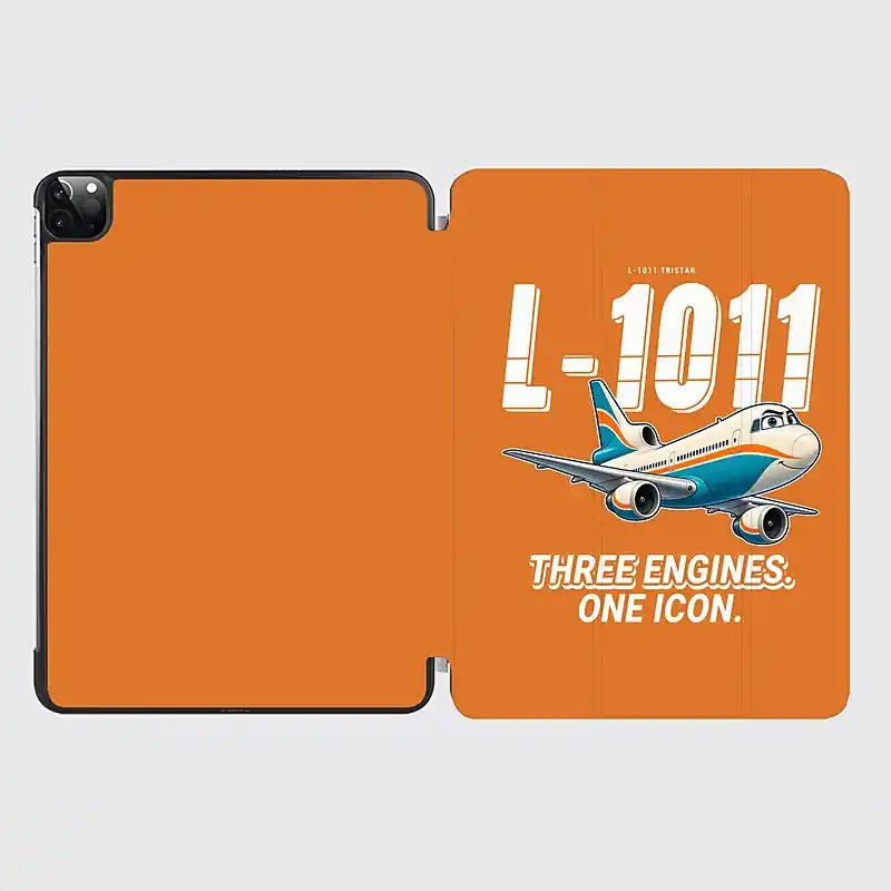 L-1011 TriStar - Cartoon - iPad Case - Orange