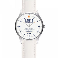 Thumbnail for L-1011 TriStar - Classic - White - Leather Strap - White Leather Strap