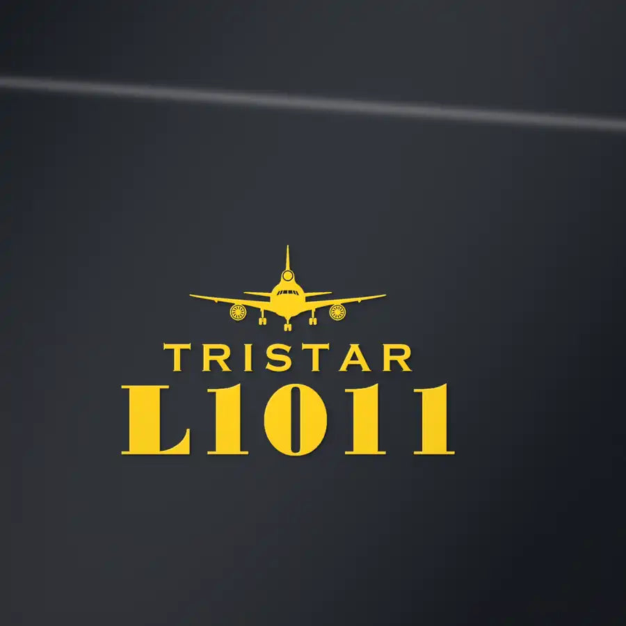 L-1011 TriStar - Heritage Die-Cut - Yellow - Die-Cut - Close-up