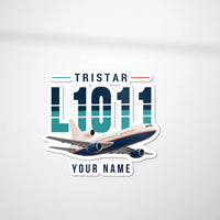 Thumbnail for L-1011 TriStar - Original Die-Cut + Name - Die-Cut - White Car