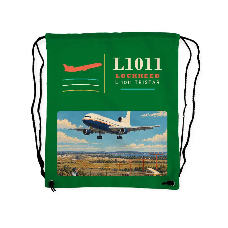 Lockheed L-1011 TriStar - Drawstring Bag - Classic - Green