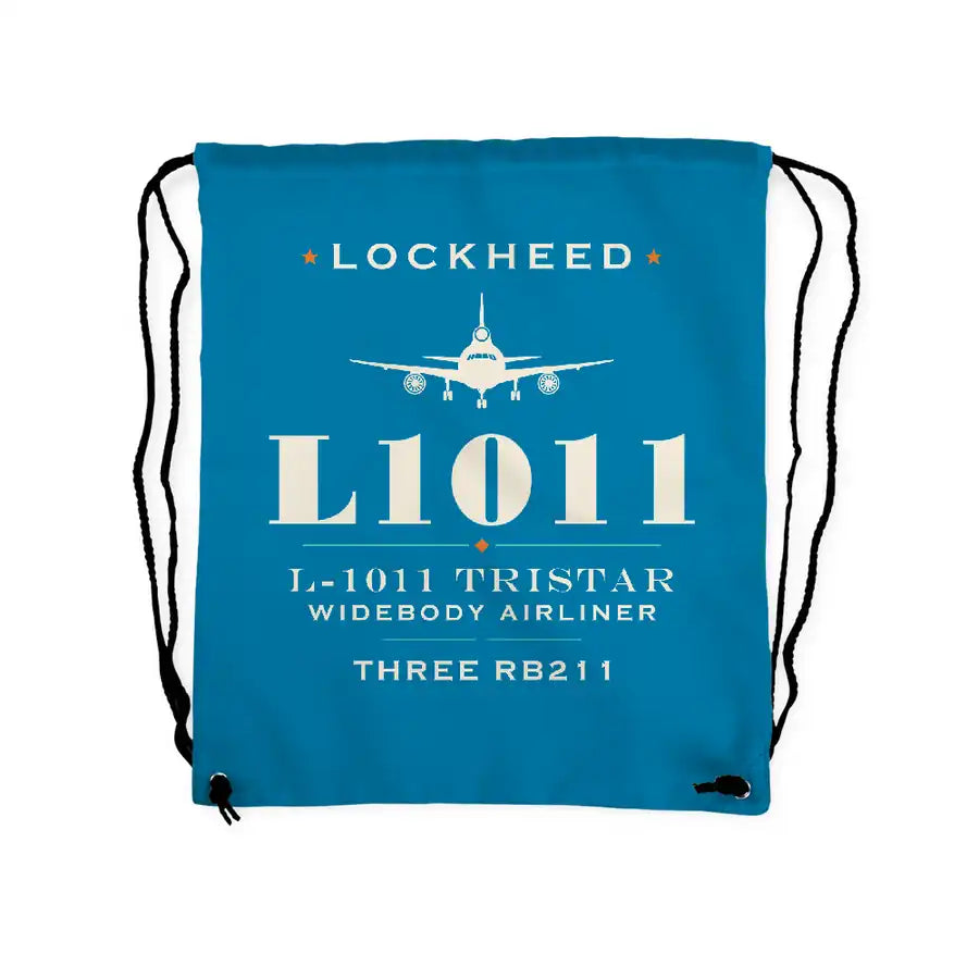 Lockheed L-1011 TriStar - Drawstring Bag - Heritage - Light Blue