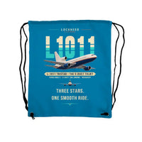 Thumbnail for Lockheed L-1011 TriStar - Drawstring Bag - Original - Light Blue