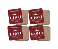 Thumbnail for L-1011 TriStar - Heritage - Coaster Set - Dark Red