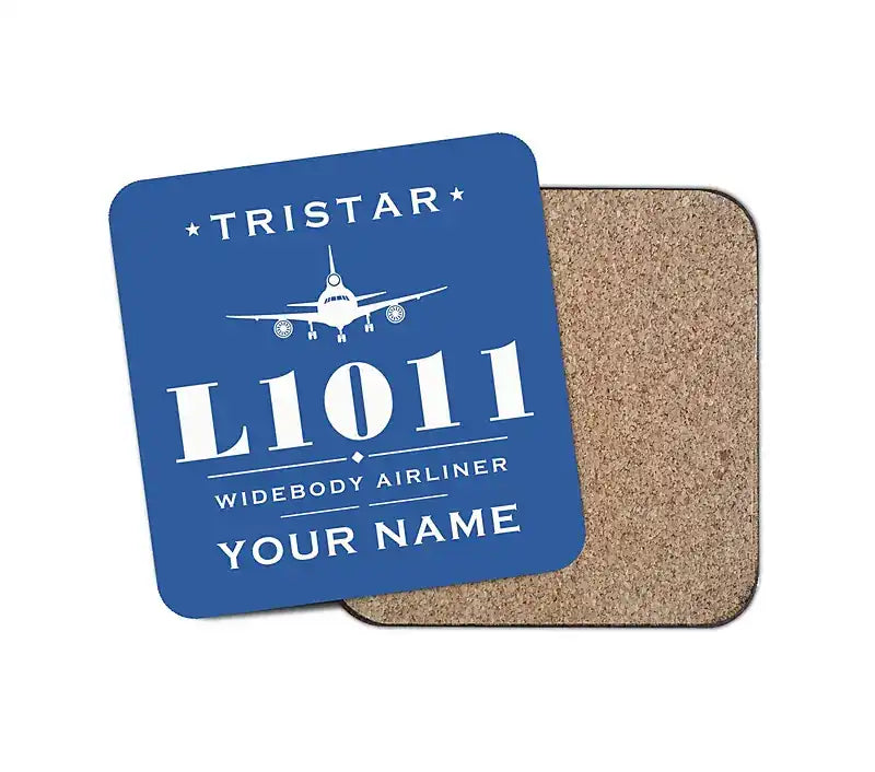 L-1011 TriStar - Heritage + Name - Coaster - Blue