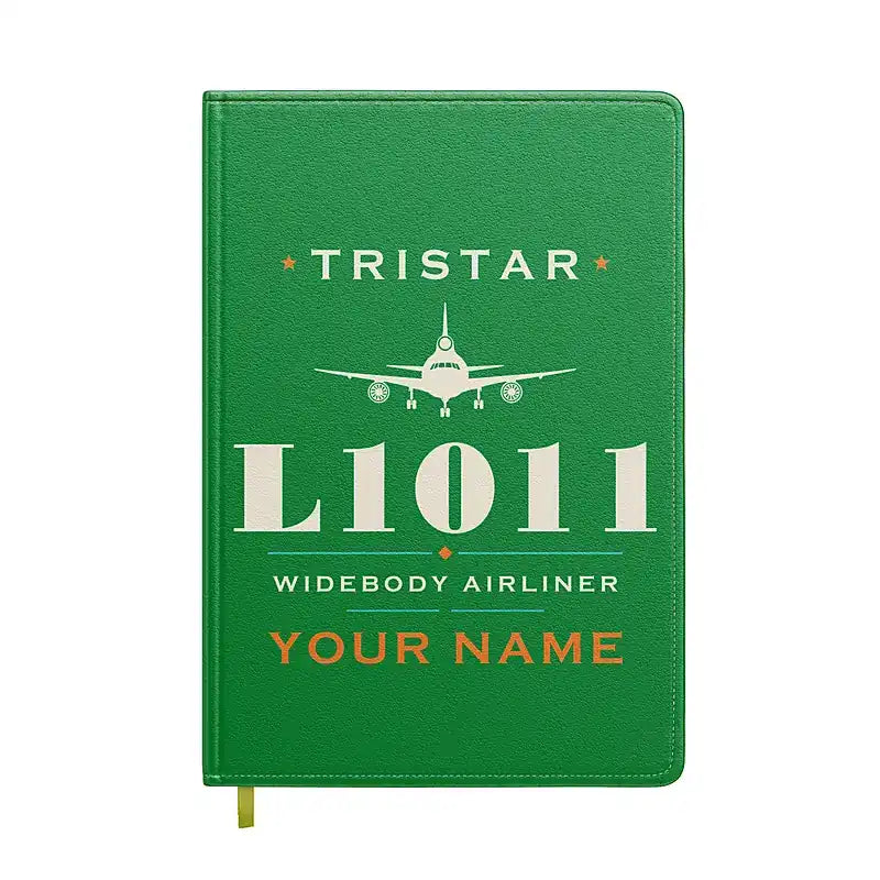 L-1011 TriStar - Heritage + Name - Notebook - Green