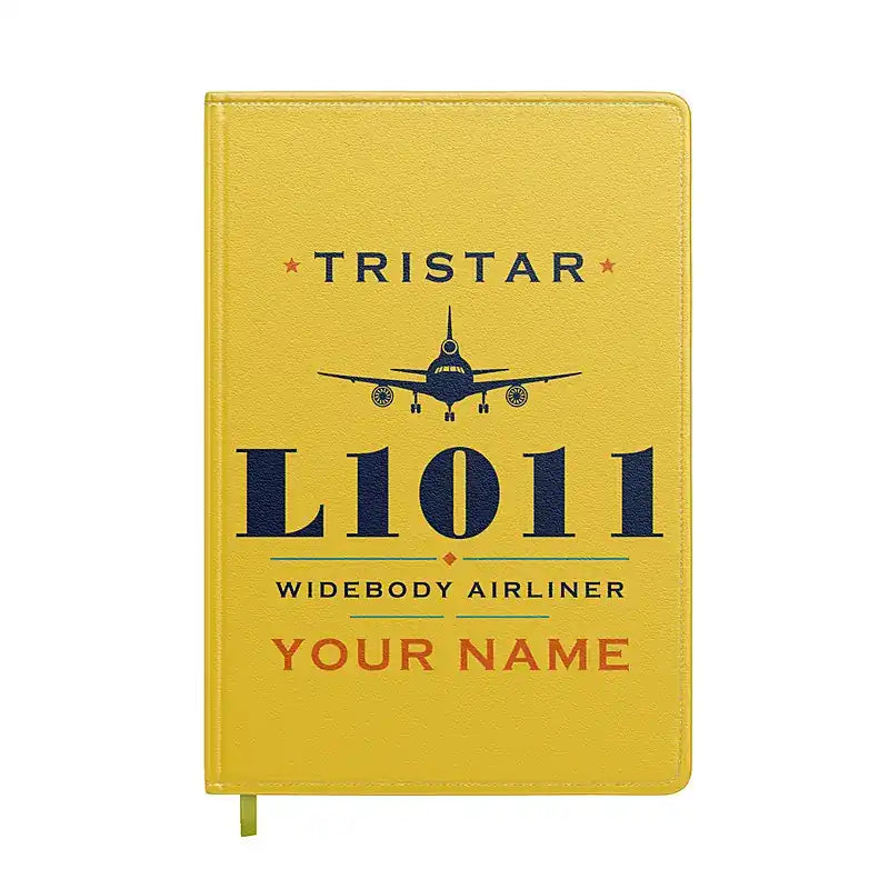 L-1011 TriStar - Heritage + Name - Notebook - Yellow