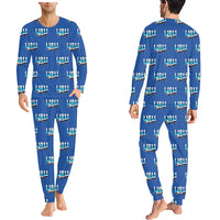 Thumbnail for L-1011 TriStar - Men Pajamas - Original Pattern - Blue