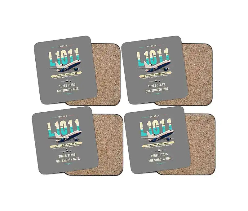 L-1011 TriStar - Original - Coaster Set - Gray