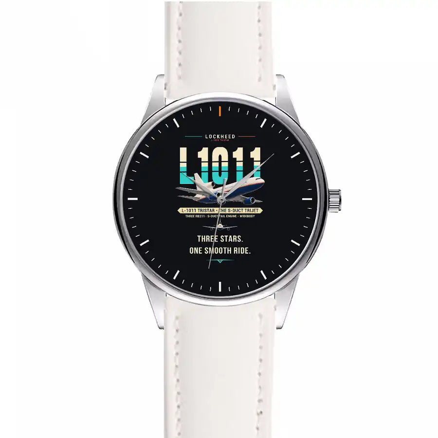 L-1011 TriStar - Original - Leather Strap - White Leather Strap