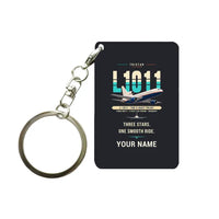 Thumbnail for L-1011 TriStar - Original + Name - Key Chain - Black