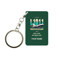 Thumbnail for L-1011 TriStar - Original + Name - Key Chain - Dark Green