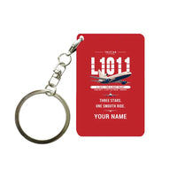 Thumbnail for L-1011 TriStar - Original + Name - Key Chain - Red