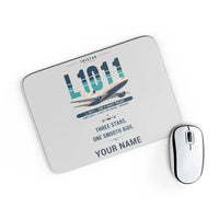 Thumbnail for L-1011 TriStar - Original + Name - Mouse Pad - Light Gray