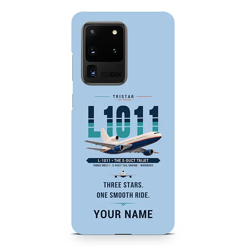 L-1011 TriStar - Original + Name - Samsung Case - Light Blue
