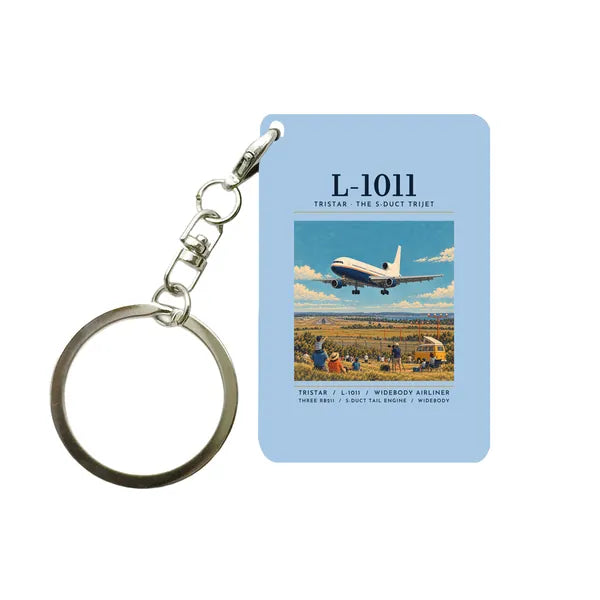 L-1011 TriStar - Poster - Key Chain - Light Blue