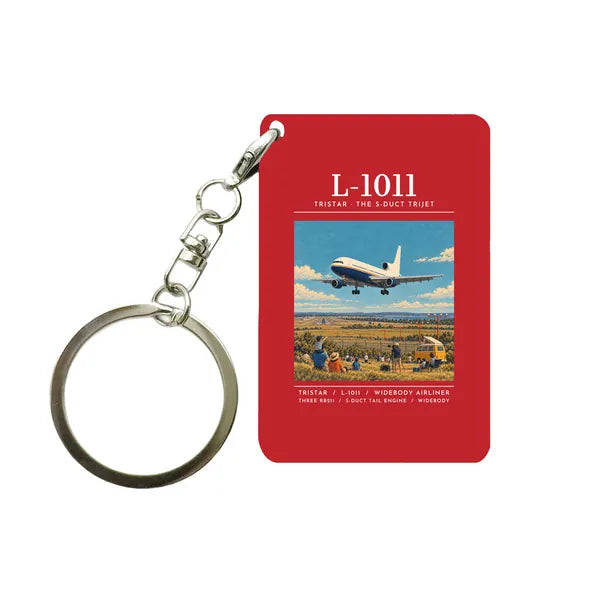 L-1011 TriStar - Poster - Key Chain - Red