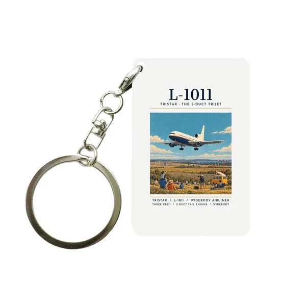 L-1011 TriStar - Poster - Key Chain - White