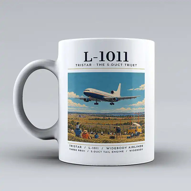 L-1011 TriStar - Poster - Mug - White