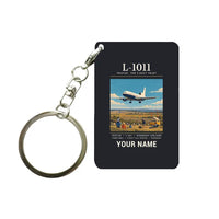 Thumbnail for L-1011 TriStar - Poster + Name - Key Chain - Black