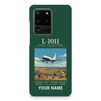 Thumbnail for L-1011 TriStar - Poster + Name - Samsung Case - Dark Green