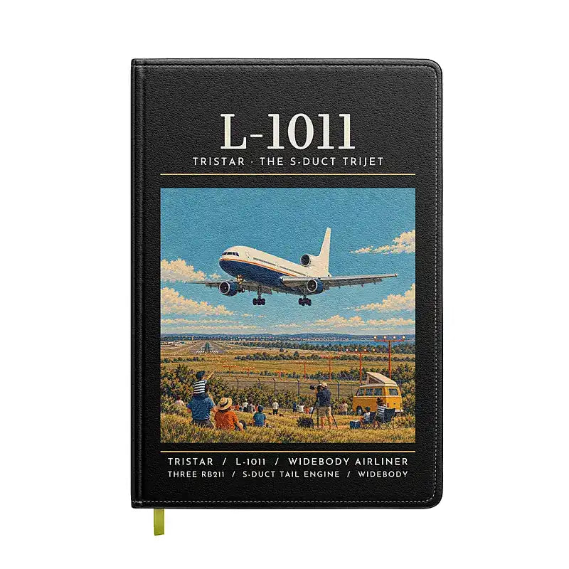 L-1011 TriStar - Poster - Notebook - Black