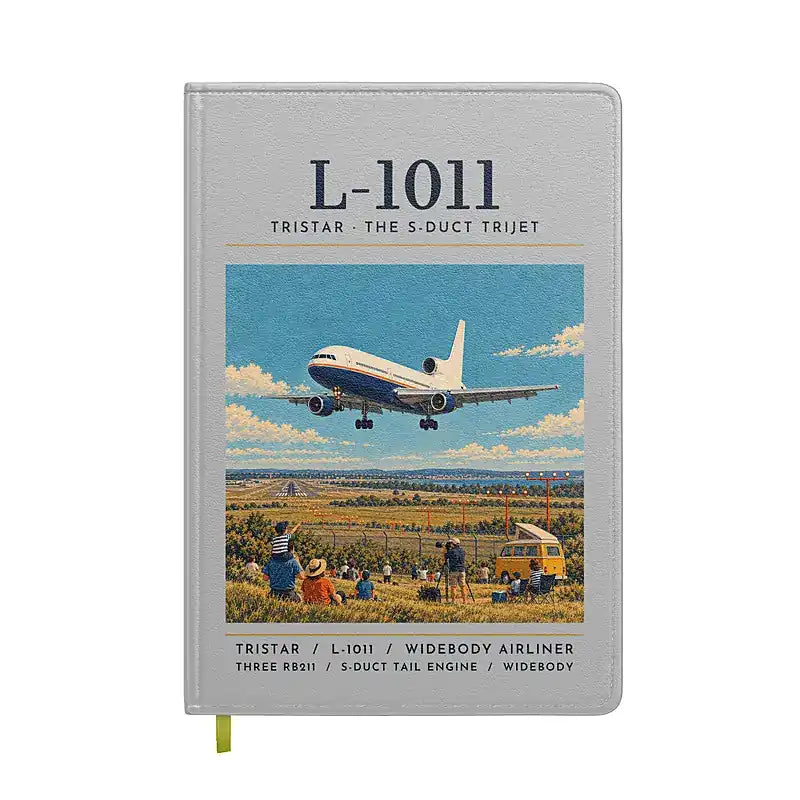 L-1011 TriStar - Poster - Notebook - Light Gray