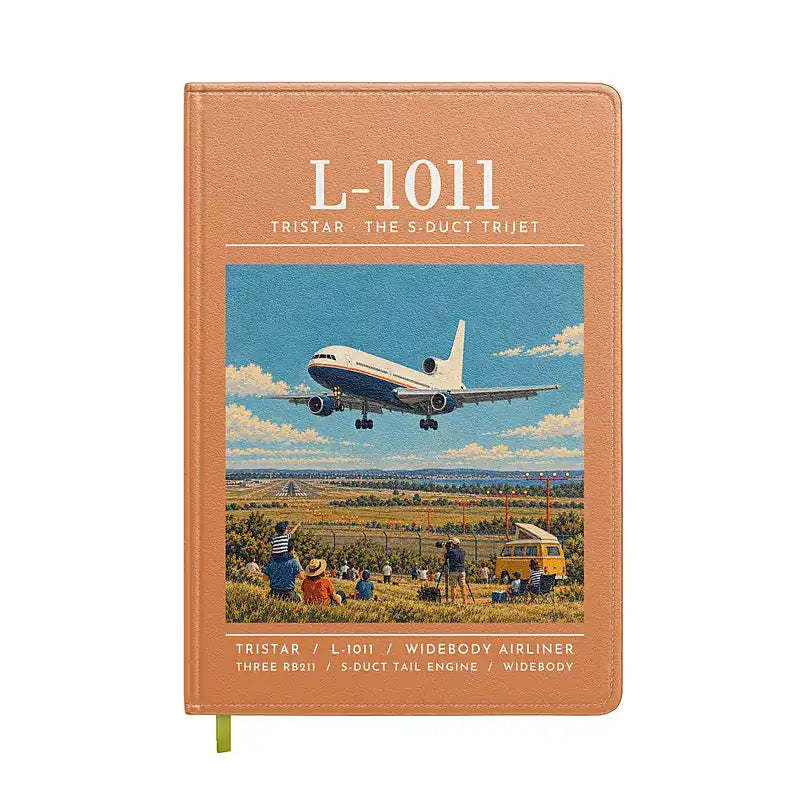 L-1011 TriStar - Poster - Notebook - Orange