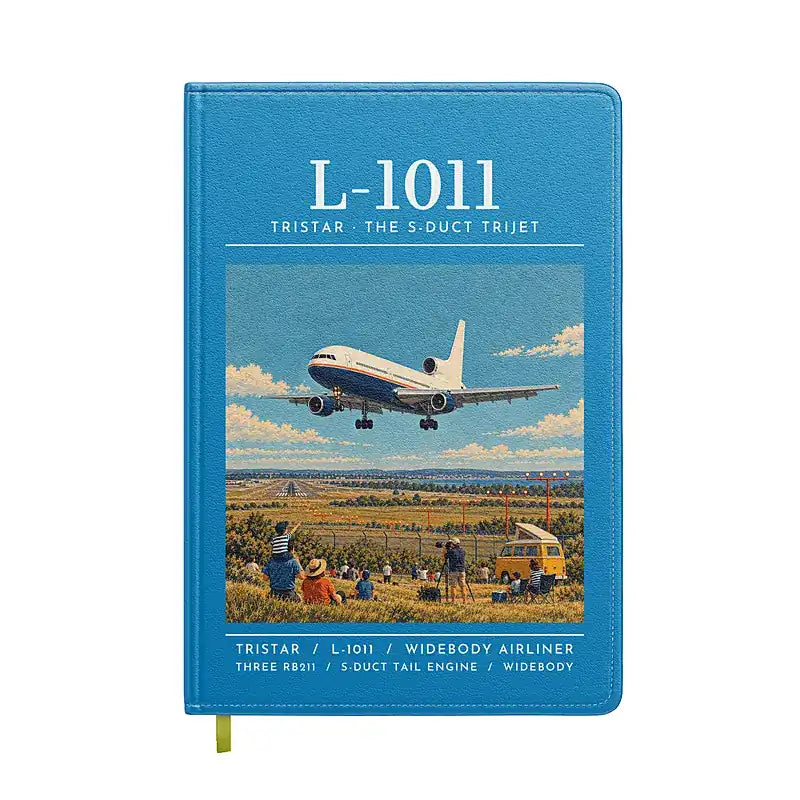 L-1011 TriStar - Poster - Notebook - Turquoise