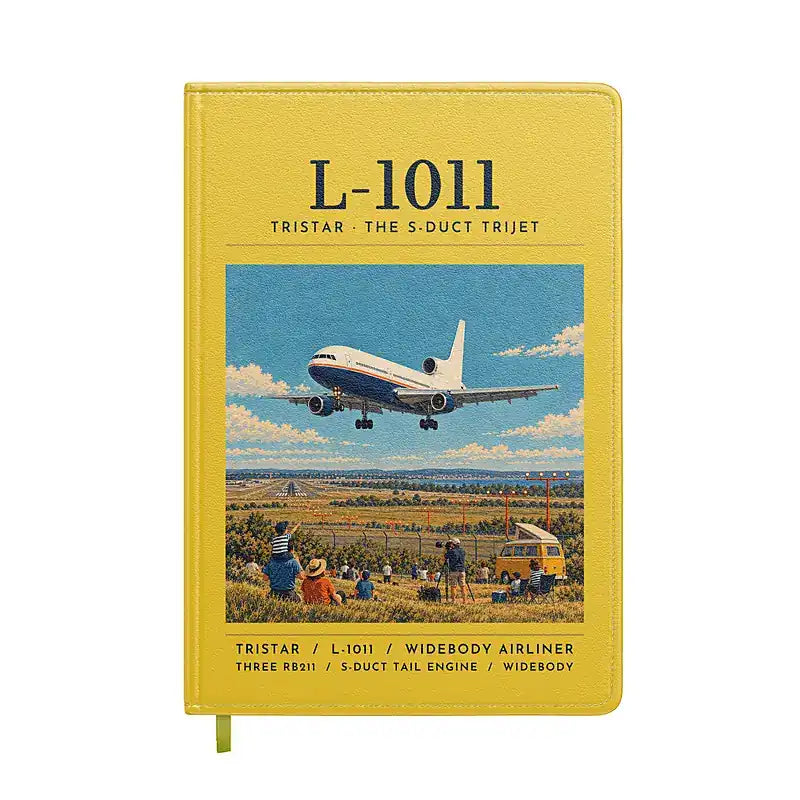 L-1011 TriStar - Poster - Notebook - Yellow