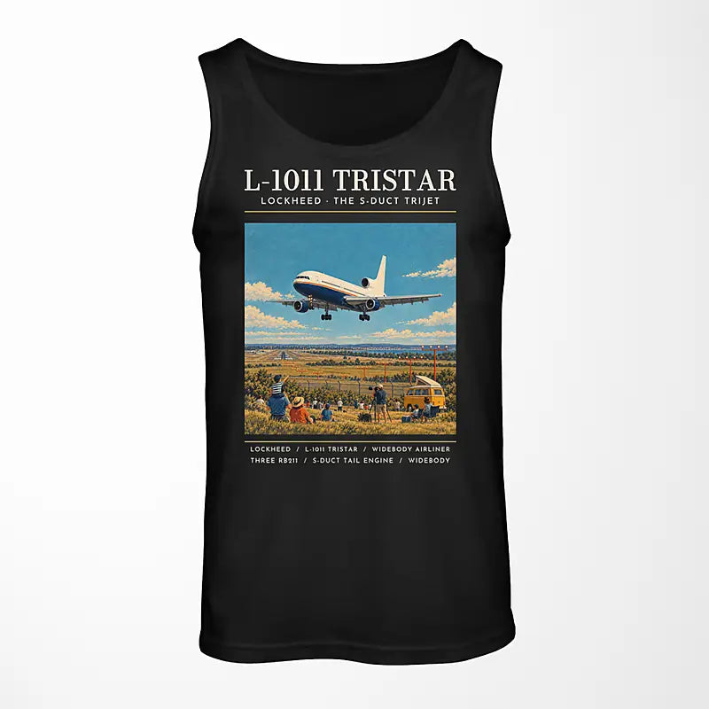 L-1011 TriStar - Poster - Tank Top - Black