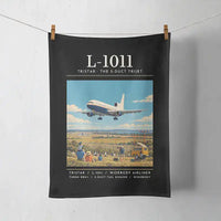 Thumbnail for L-1011 TriStar - Poster - Towel - Black