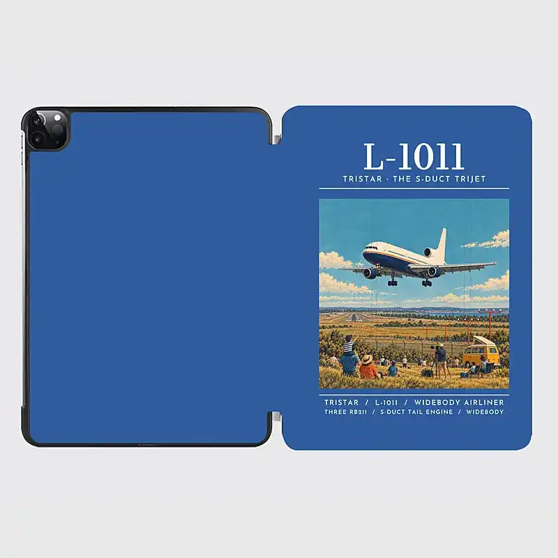 L-1011 TriStar - Poster - iPad Case - Blue