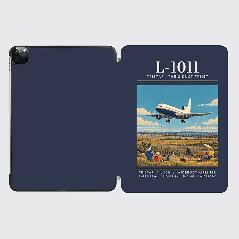 L-1011 TriStar - Poster - iPad Case - Navy Blue