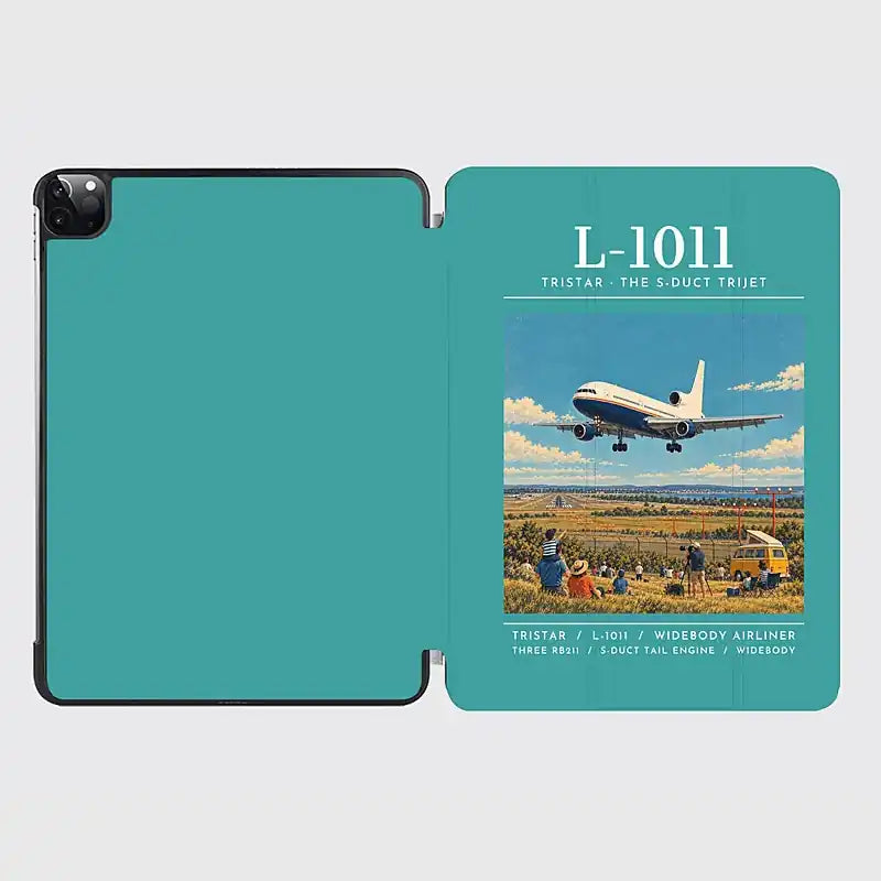 L-1011 TriStar - Poster - iPad Case - Turquoise