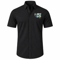 Thumbnail for L-1011 TriStar - Short Sleeve Shirt - Cartoon - Black