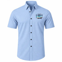Thumbnail for L-1011 TriStar - Short Sleeve Shirt - Original - Light Blue