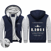 Thumbnail for Lockheed L-1011 TriStar Zipped Sweatshirts - Heritage - Navy & Gray