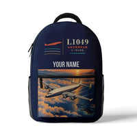 Thumbnail for Lockheed L-1049G Super Constellation - 3D Backpack - Dark Blue + Name