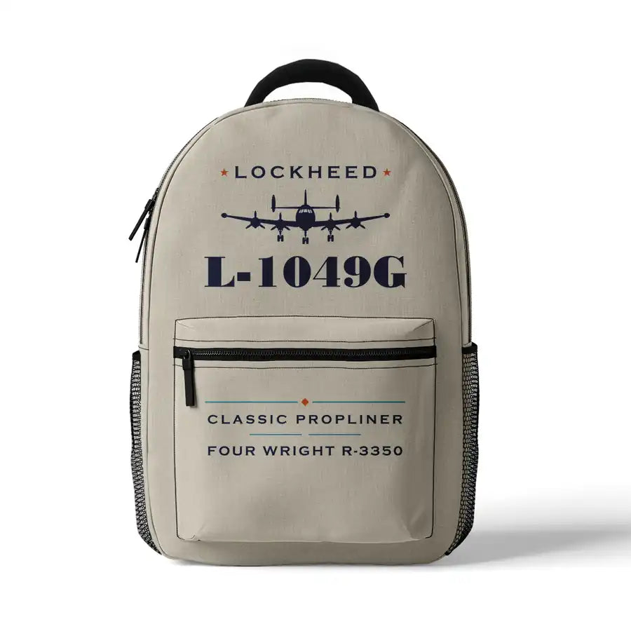 Lockheed L-1049G Super Constellation - 3D Backpack - Heritage - Beige