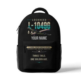 Lockheed L-1049G Super Constellation 3D Backpacks & Drawstring Bags