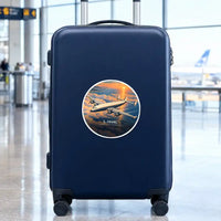 Thumbnail for L-1049G Super Constellation - 3D - Circle Sticker - Suitcase