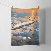 Thumbnail for L-1049G Super Constellation - 3D + Name - Towel - Full Print