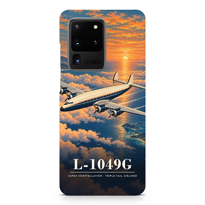 L-1049G Super Constellation - 3D + Title - Samsung Case - Black