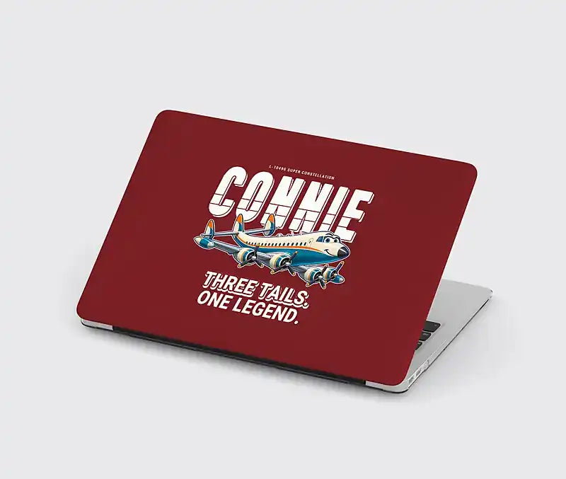 L-1049G Super Constellation - Cartoon - MacBook Case - Dark Red